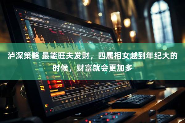 泸深策略 最能旺夫发财，四属相女越到年纪大的时候，财富就会更加多